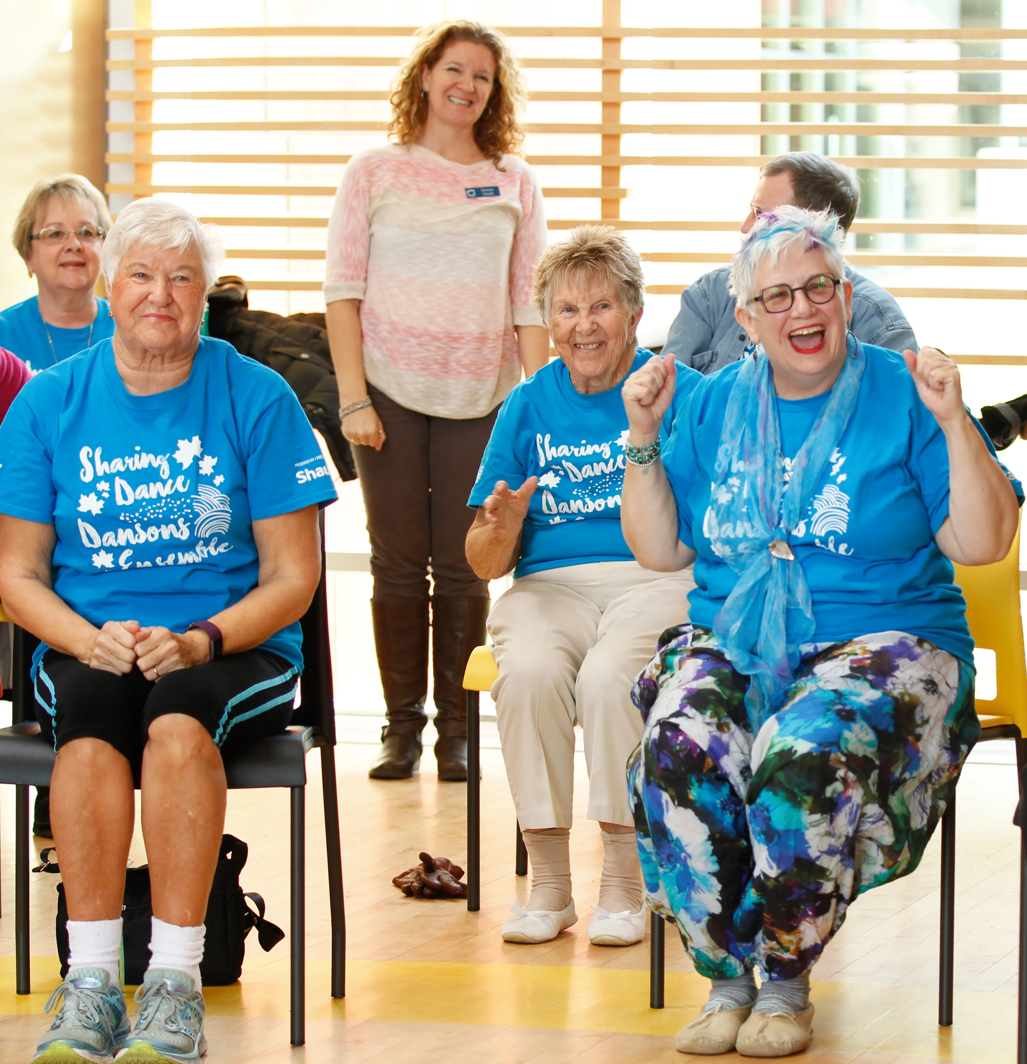 Participants in Sharing Dance Older Adults classes 